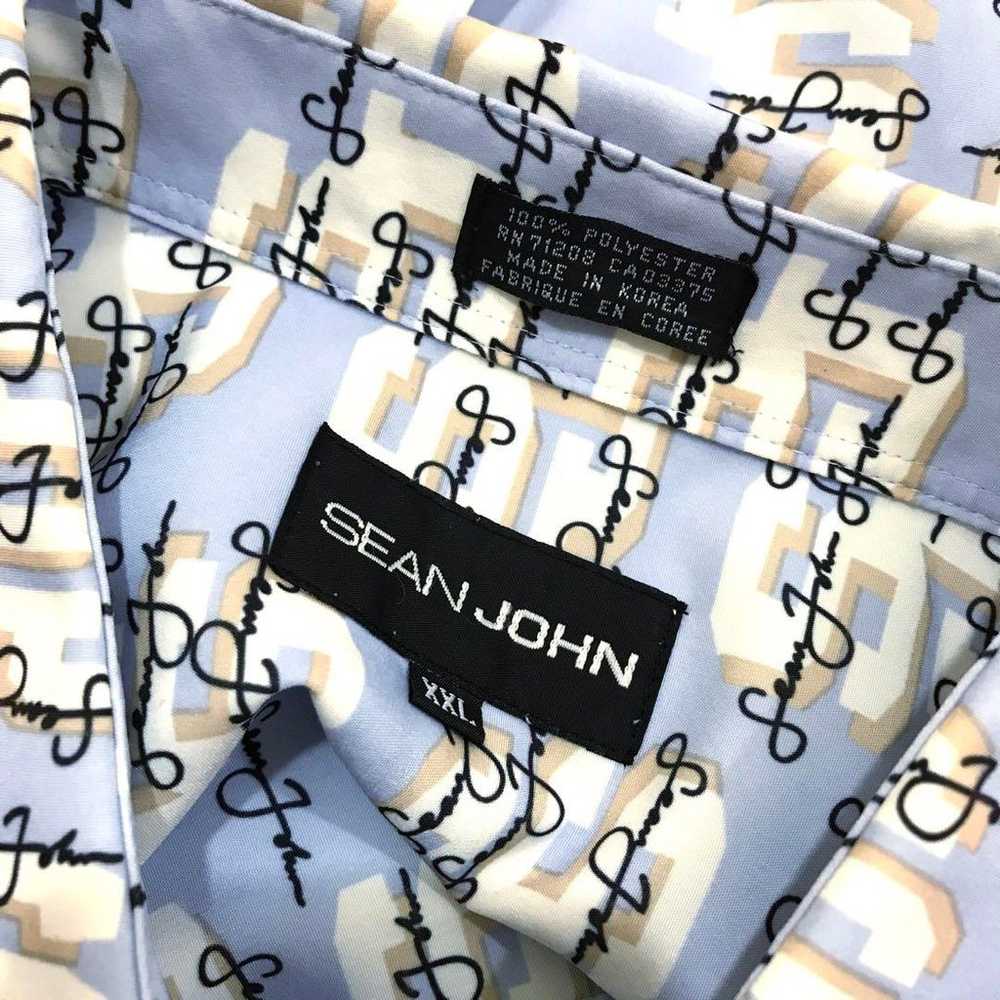 SeanJohn Sean John Polo Shirt Logo Print Short Sl… - image 3