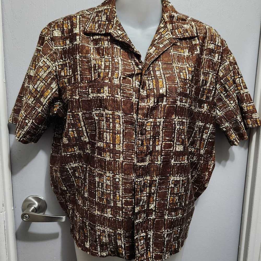 1960s Hawaiian shirt - image 1