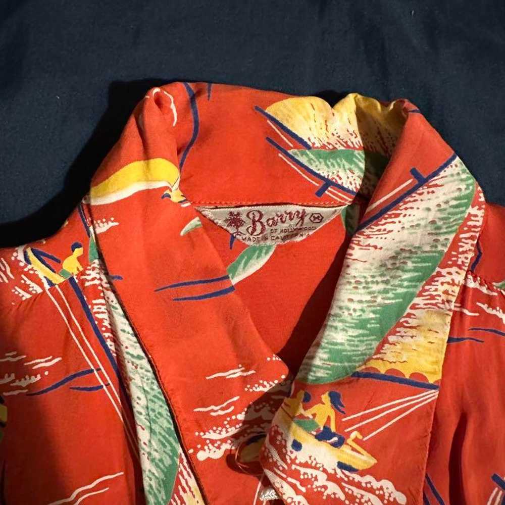 50s long-sleeve aloha shirt. - image 2