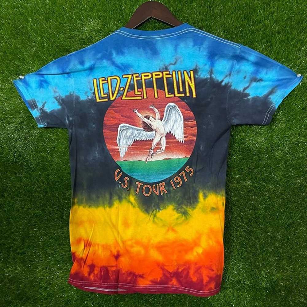 Led Zeppelin 1975 tie-dye T-shirt size S - image 8