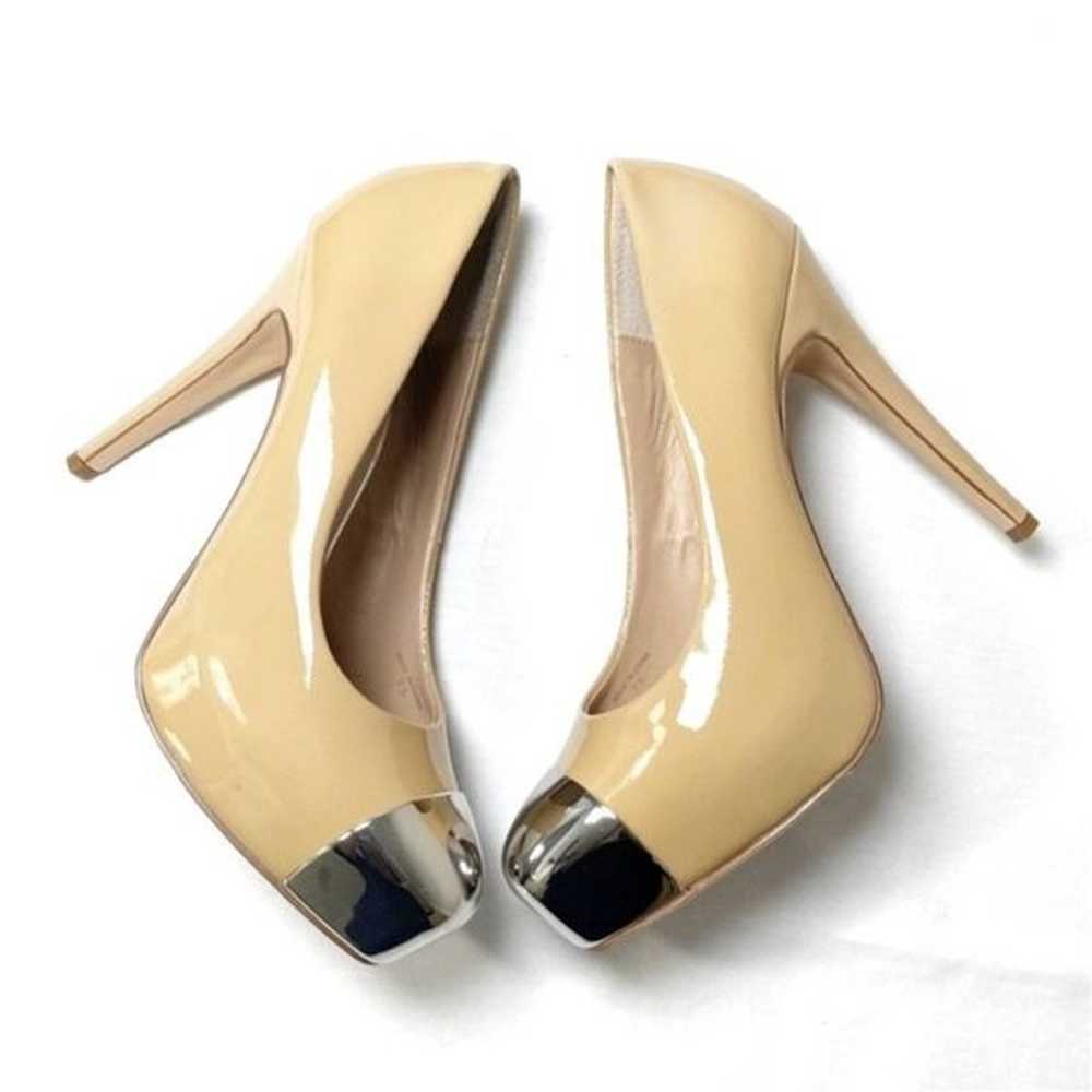 NWOT Dolce Vita Patent Leather Balko Tan Pumps - image 1