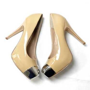 NWOT Dolce Vita Patent Leather Balko Tan Pumps