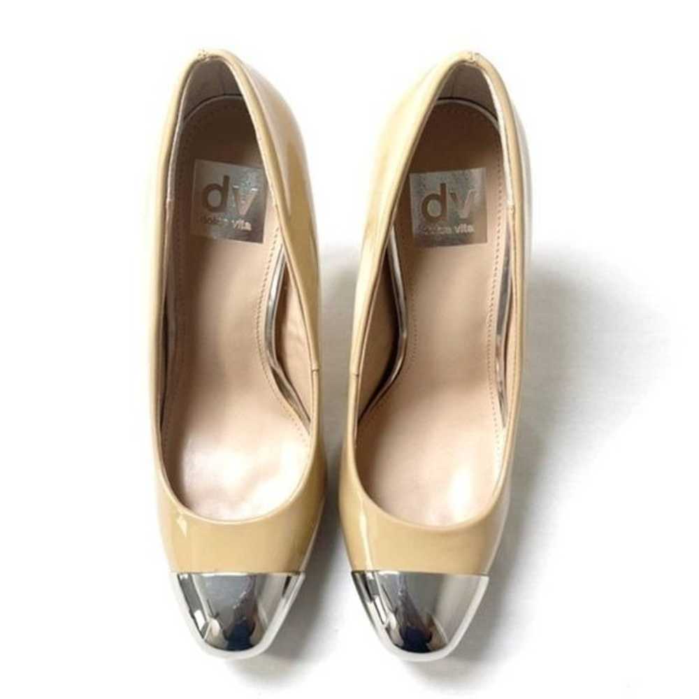 NWOT Dolce Vita Patent Leather Balko Tan Pumps - image 6