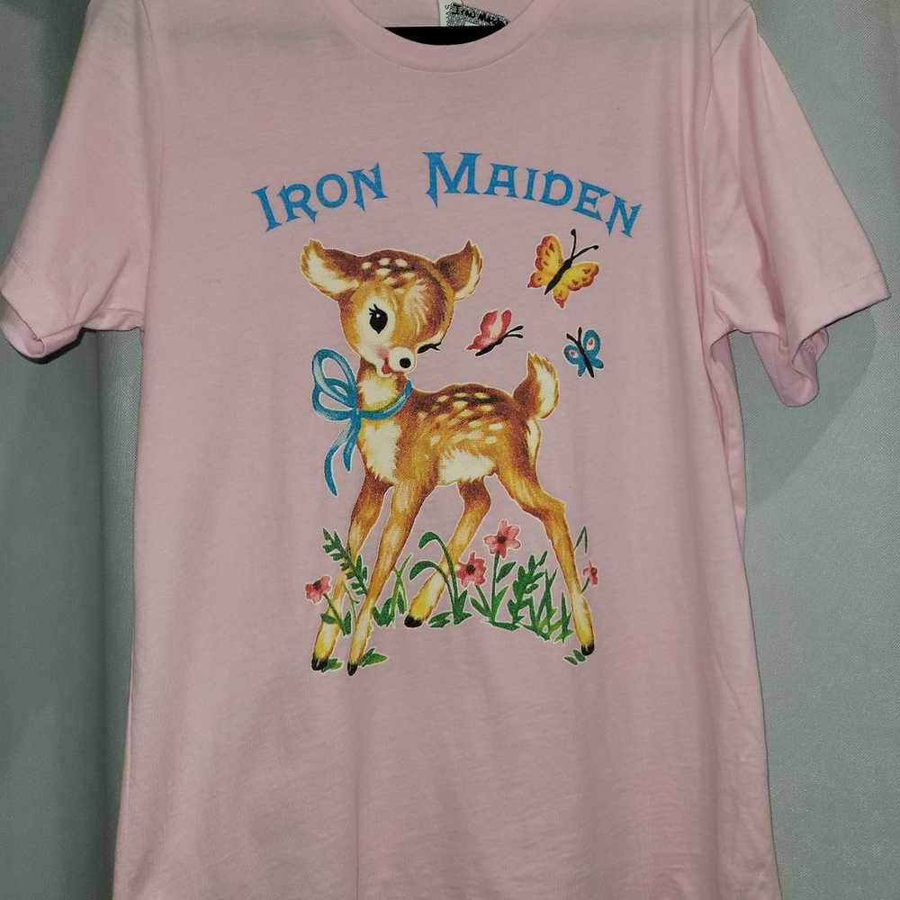 Iron Maiden 'Bambi' cottom t-shirt, Size M - image 1