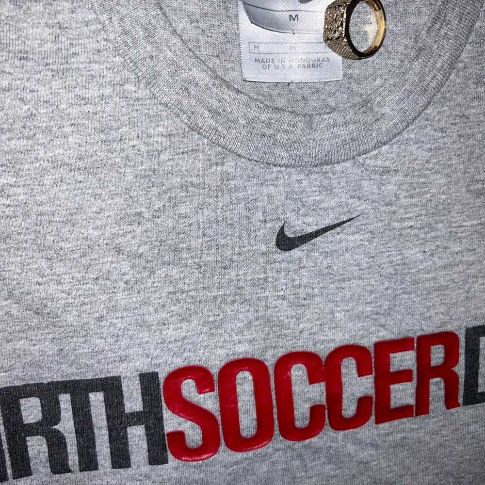 Vintage birth soccer death Nike t-shirt - image 4