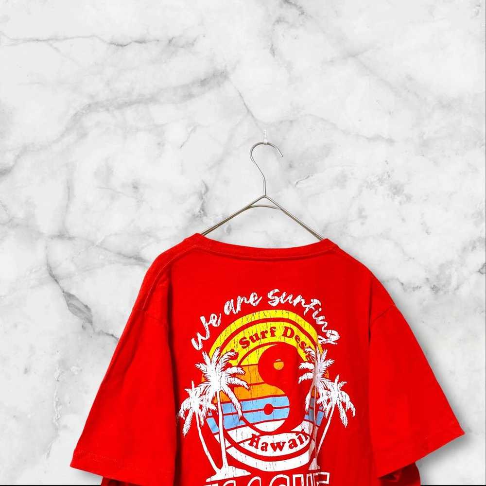 T&C Sufe♡M T-shirt Logo T Short Sleeve Red Big Lo… - image 9