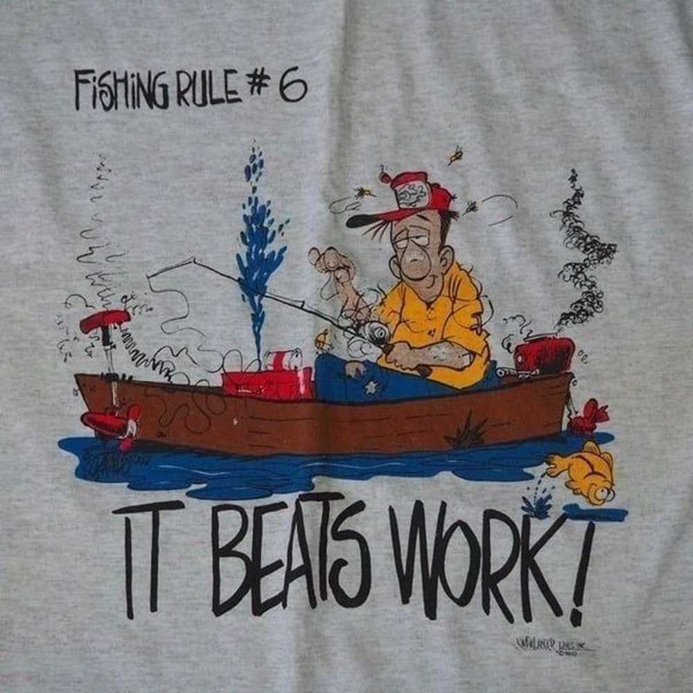 Unbalanced Lines Vintage 90s Fishing Rules #6 Sin… - image 5