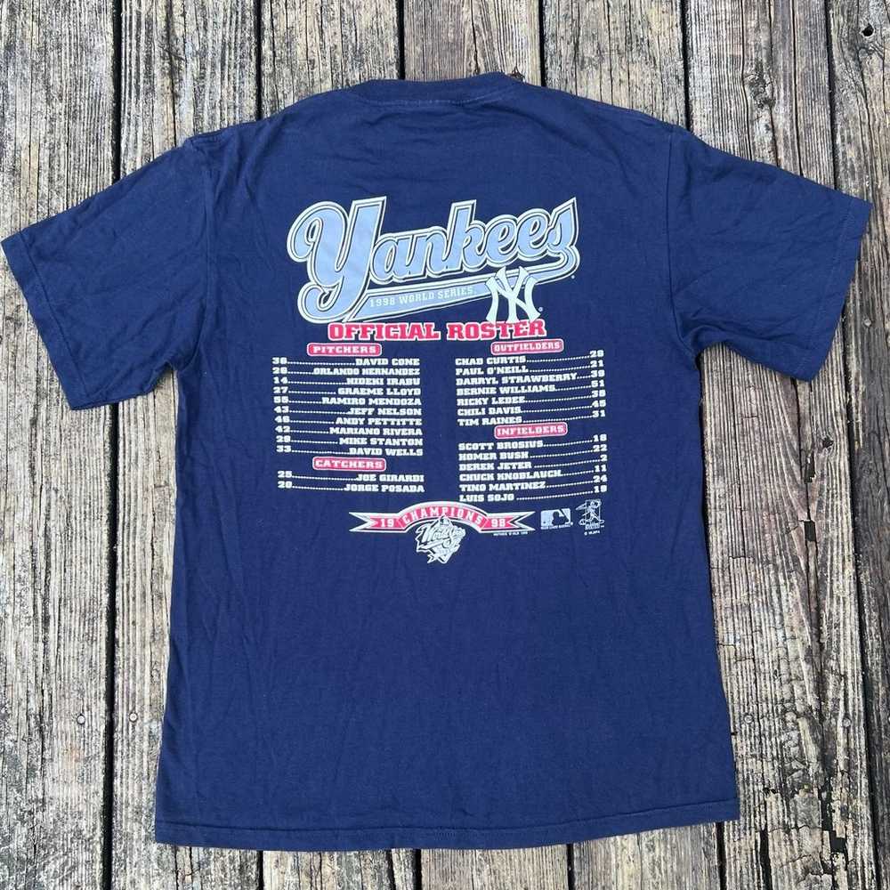 Vintage 1998 New York Yankees World Series Tee - image 3