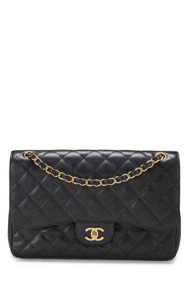 Black Quilted Caviar New Classic Flap Jumbo - image 1