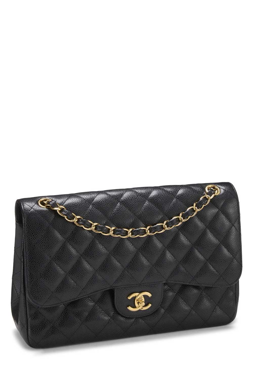 Black Quilted Caviar New Classic Flap Jumbo - image 2