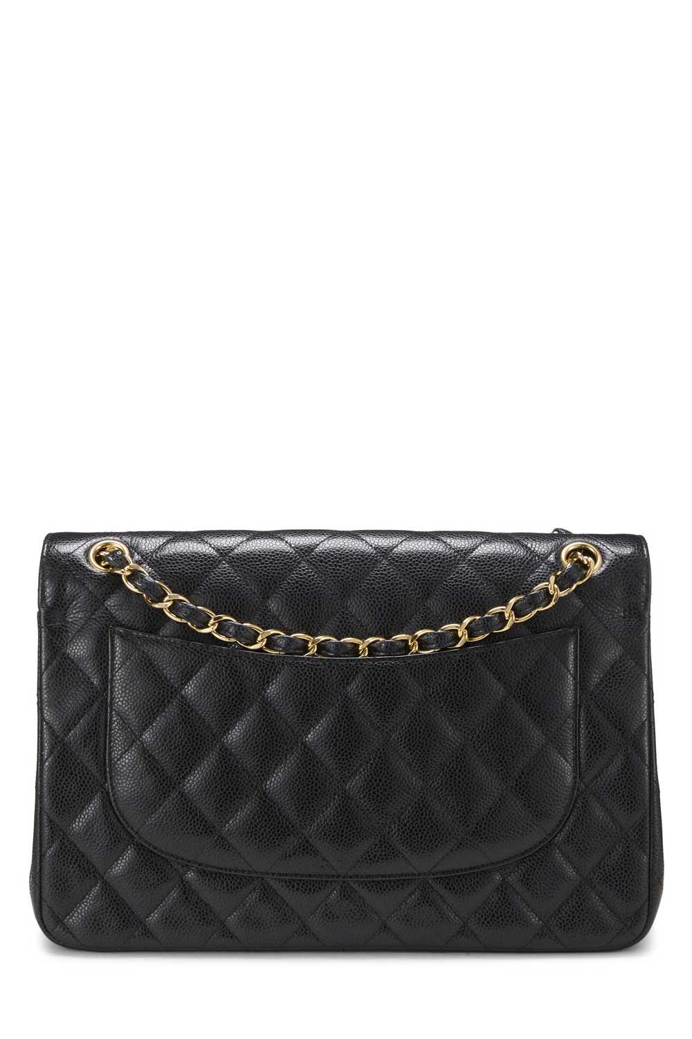 Black Quilted Caviar New Classic Flap Jumbo - image 4