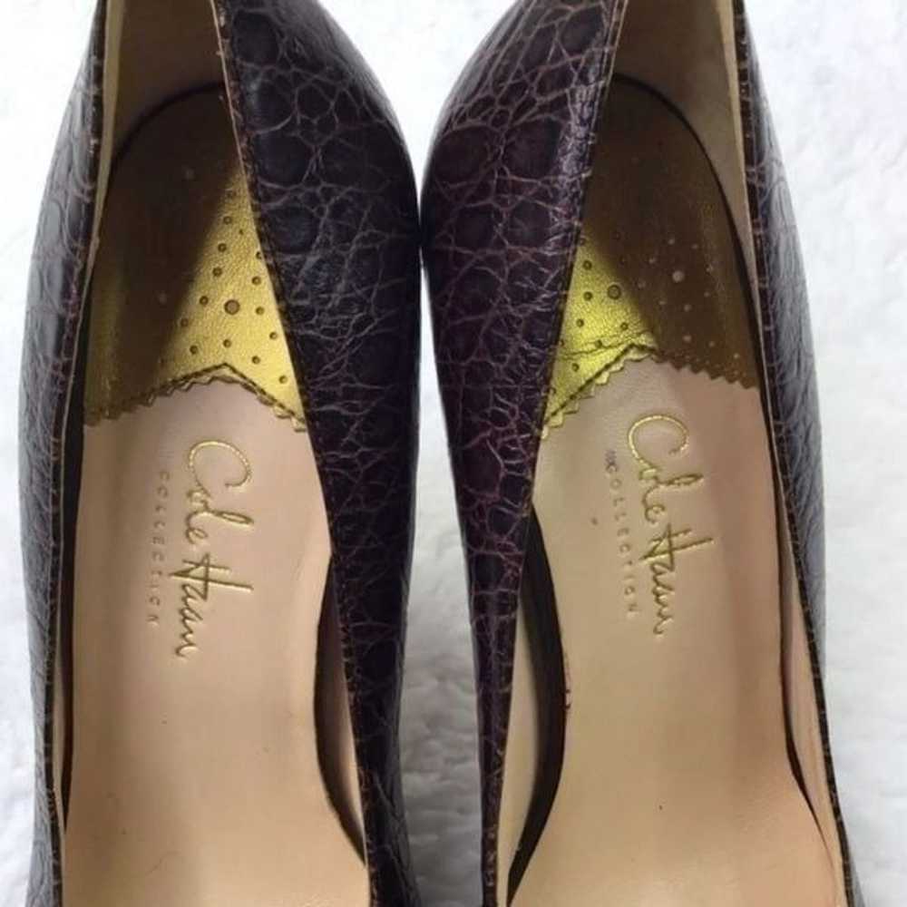 Women's Cole Haan Brown Leather Pumps Size 8 - image 10