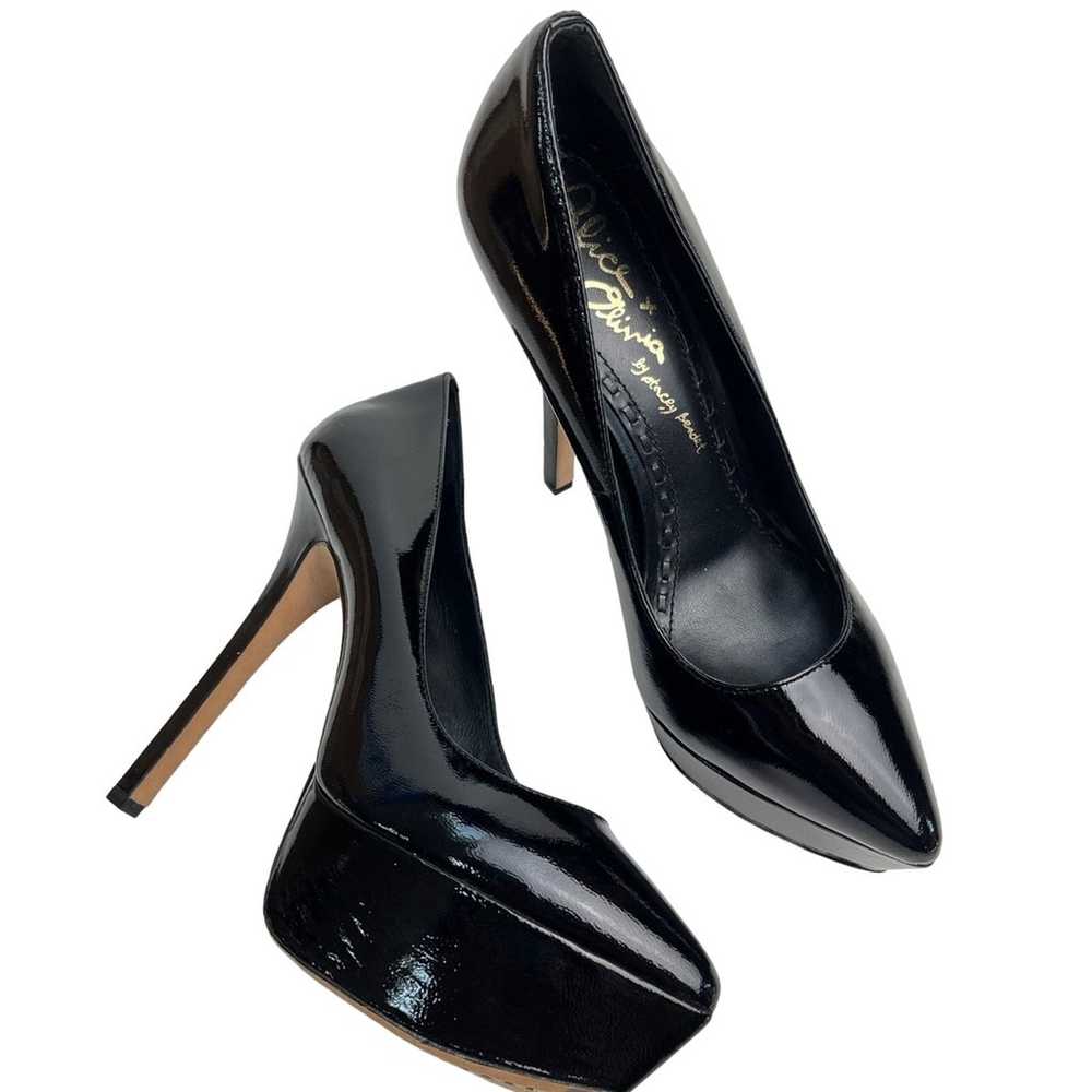 Alice + Olivia Willow Patent Leather Pointed Toe … - image 1