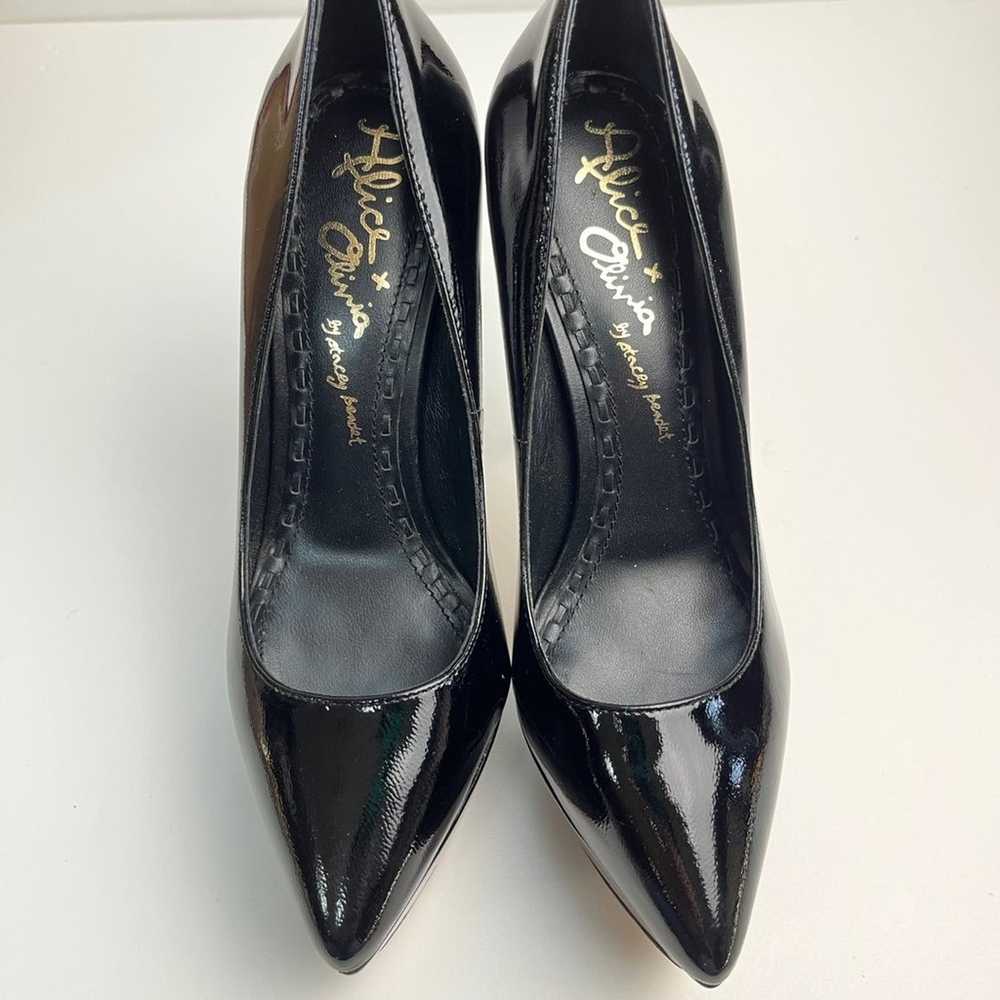 Alice + Olivia Willow Patent Leather Pointed Toe … - image 2