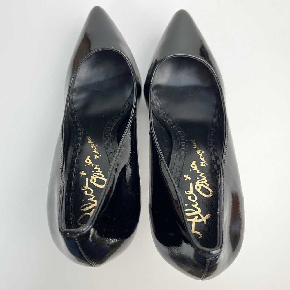 Alice + Olivia Willow Patent Leather Pointed Toe … - image 4