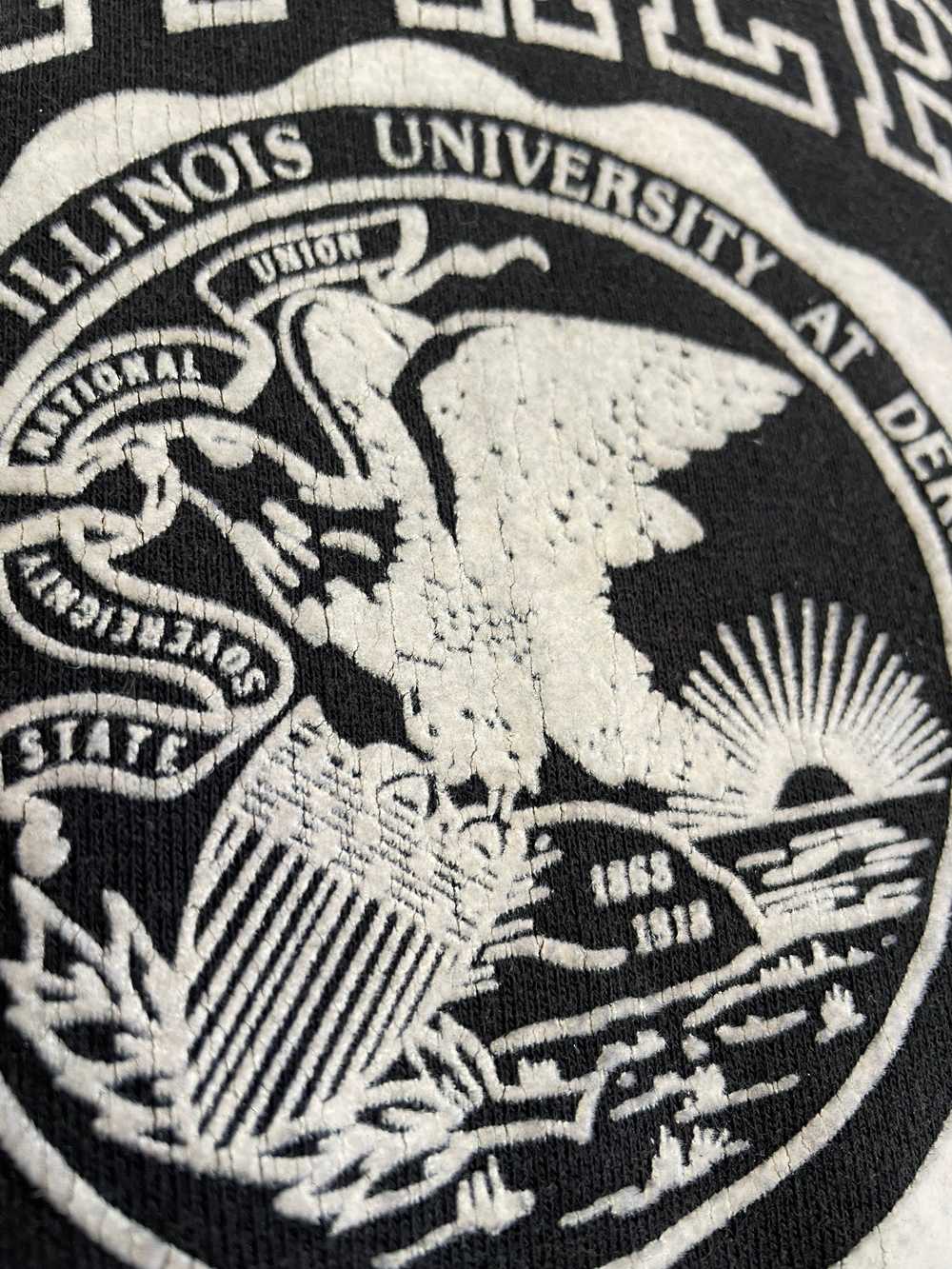 90s Flocked Northern Illinois Hoodie - image 4