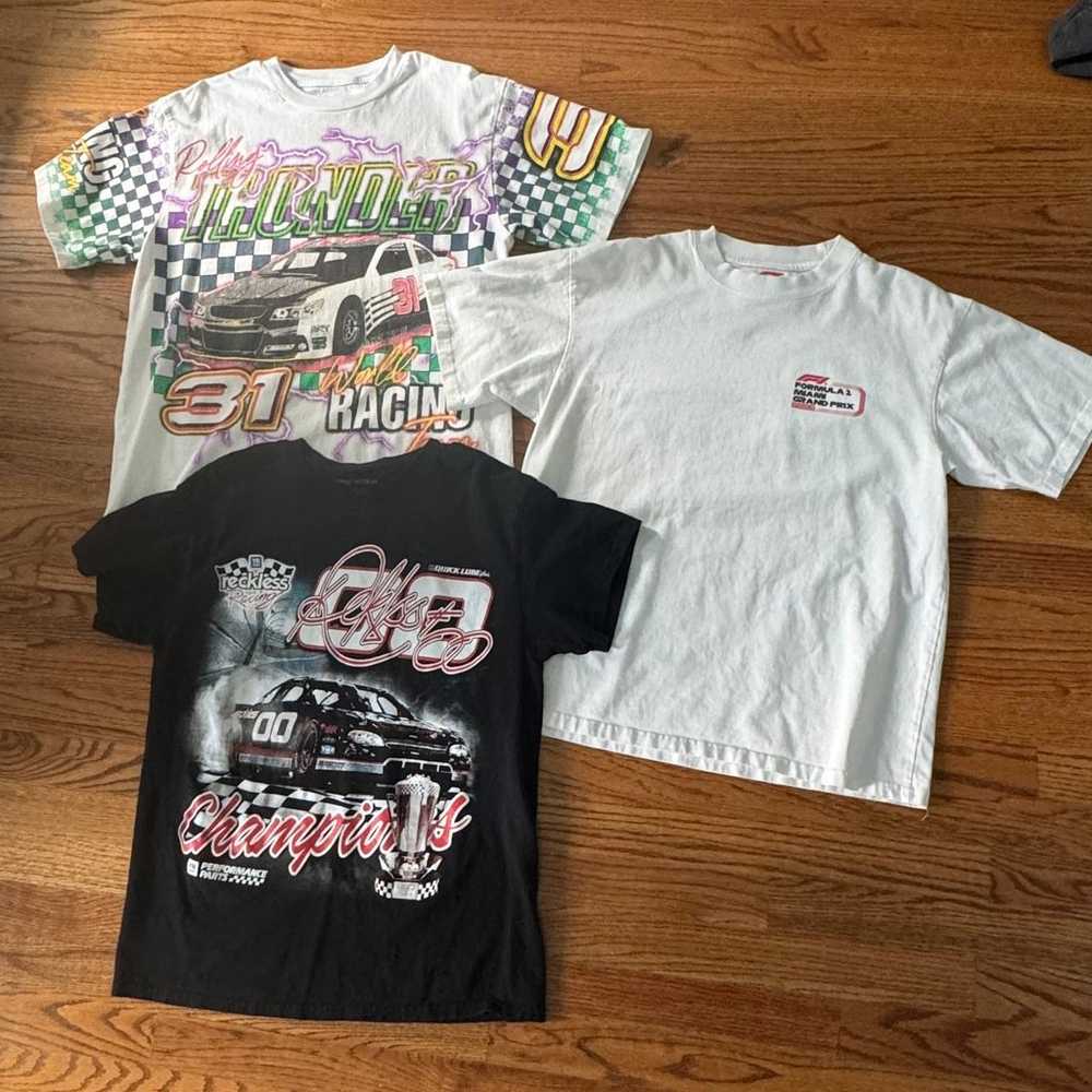 Race car graphic tee bundle - image 1