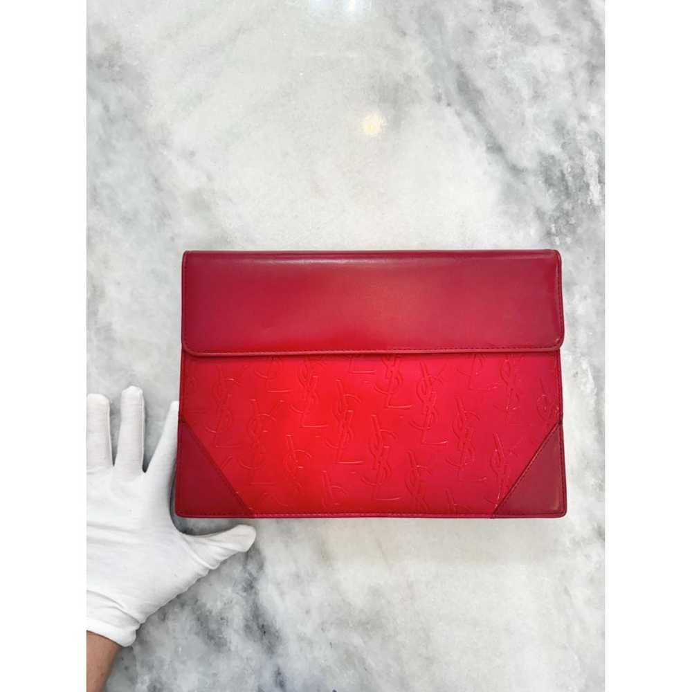 Yves Saint Laurent Leather clutch bag - image 3