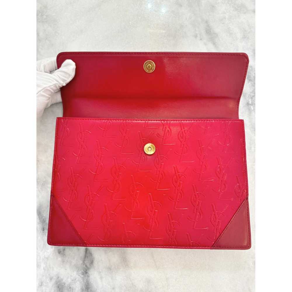 Yves Saint Laurent Leather clutch bag - image 4