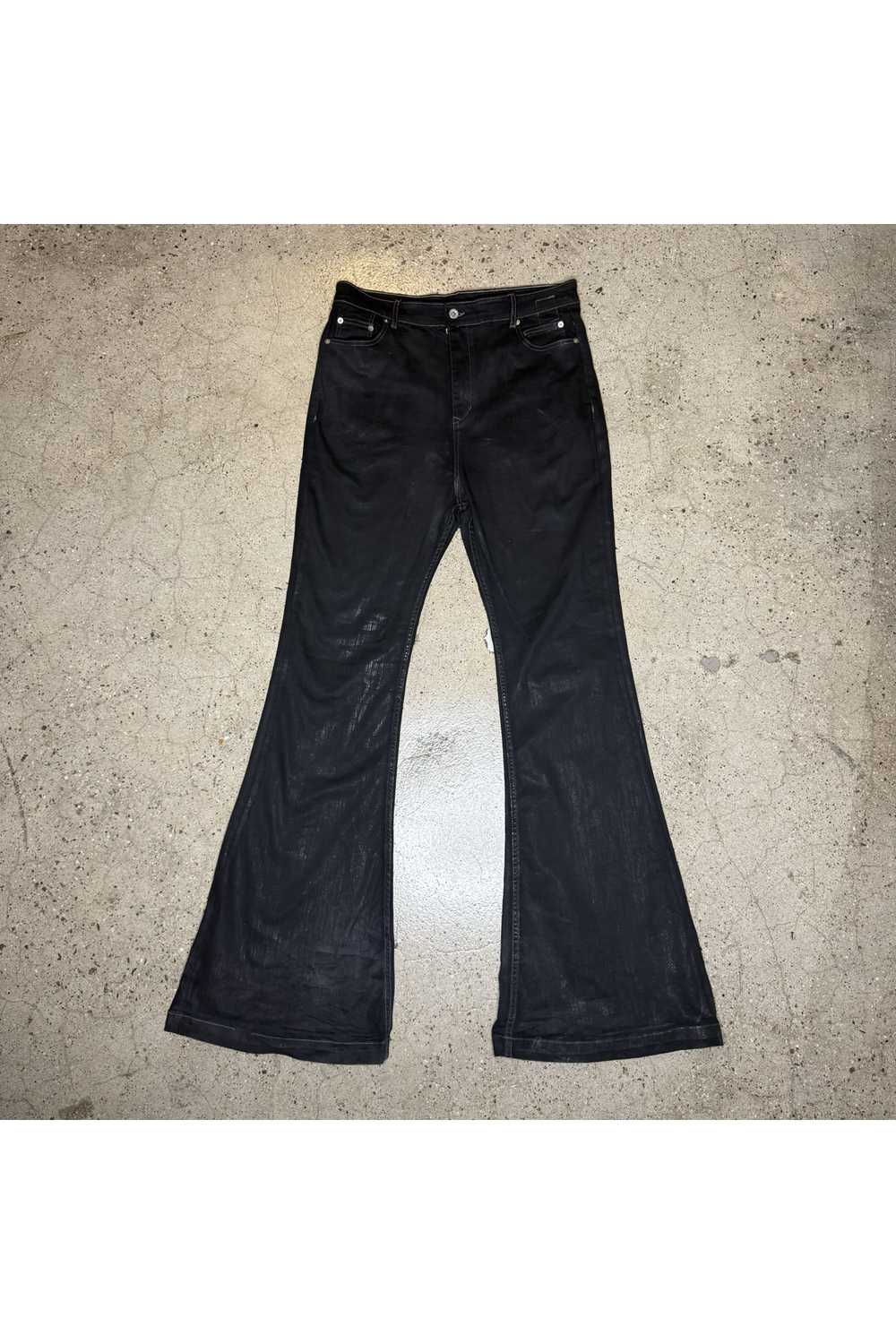 Rick Owens Black Waxed Bolan Denim - image 1