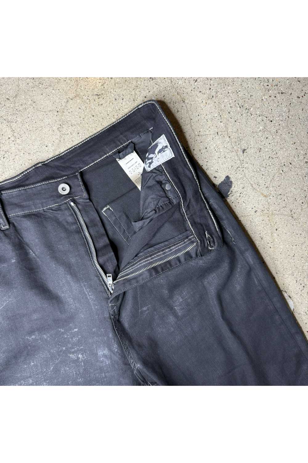 Rick Owens Black Waxed Bolan Denim - image 2