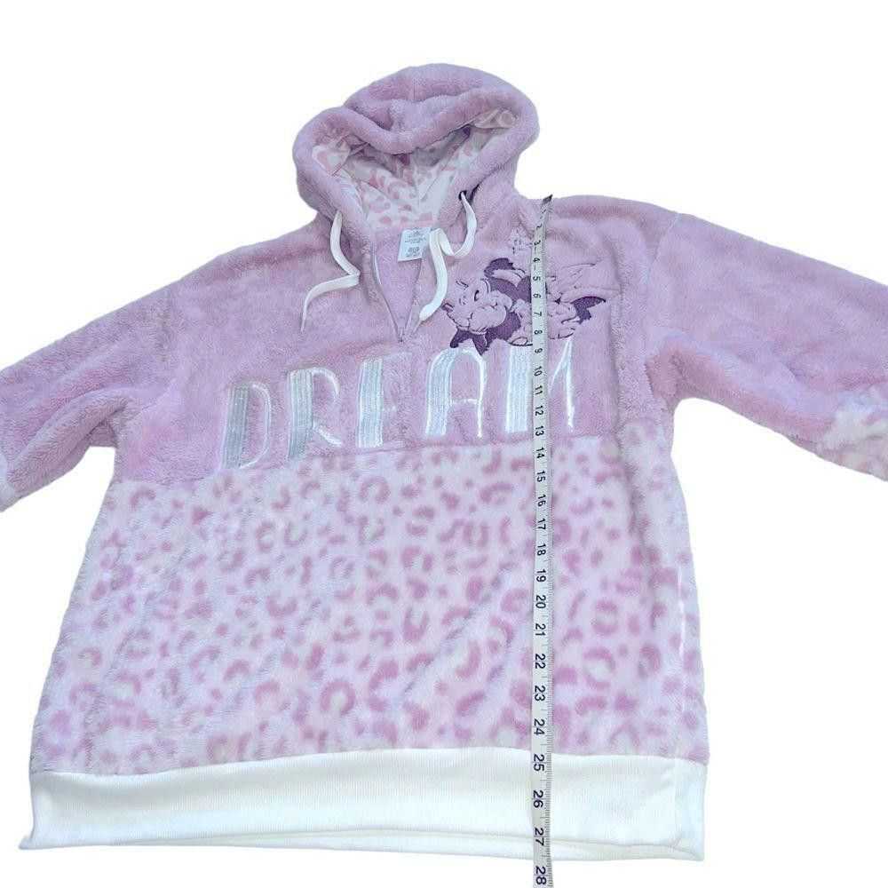 Disney Disney Minnie Mouse 1/2 Zip Hoodie pink Mi… - image 5