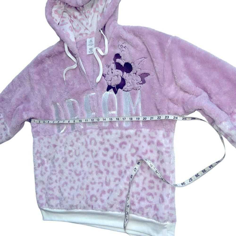 Disney Disney Minnie Mouse 1/2 Zip Hoodie pink Mi… - image 6