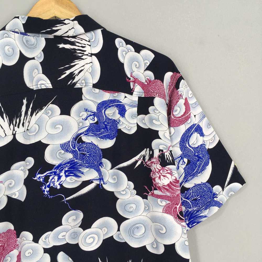 Aloha Wear × Hawaiian Shirt × Kimono Japan Dragon… - image 8