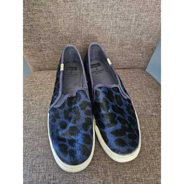 Kate Spade Kate Spade Cheetah Blue Sneakers Size 8