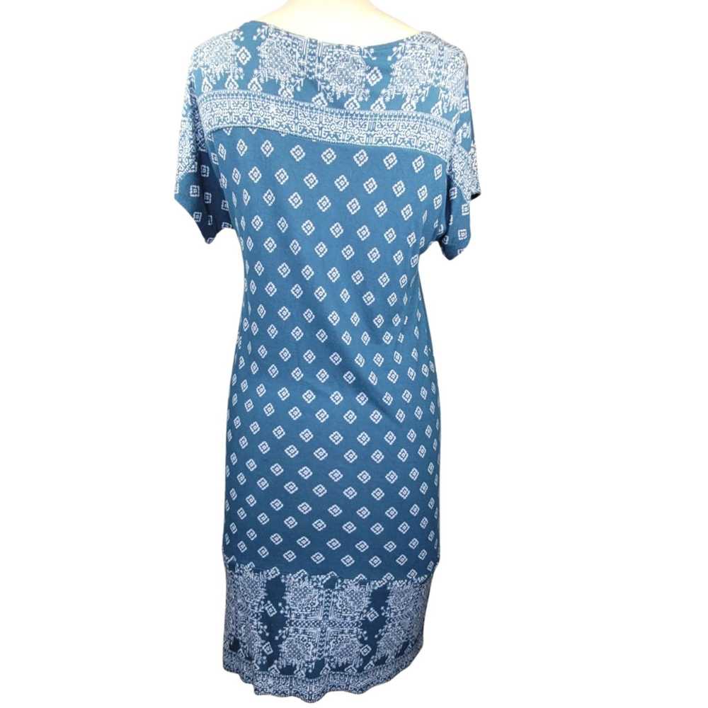 Lucky Brand Lucky Brand Blue T Shirt Dress Size S… - image 2