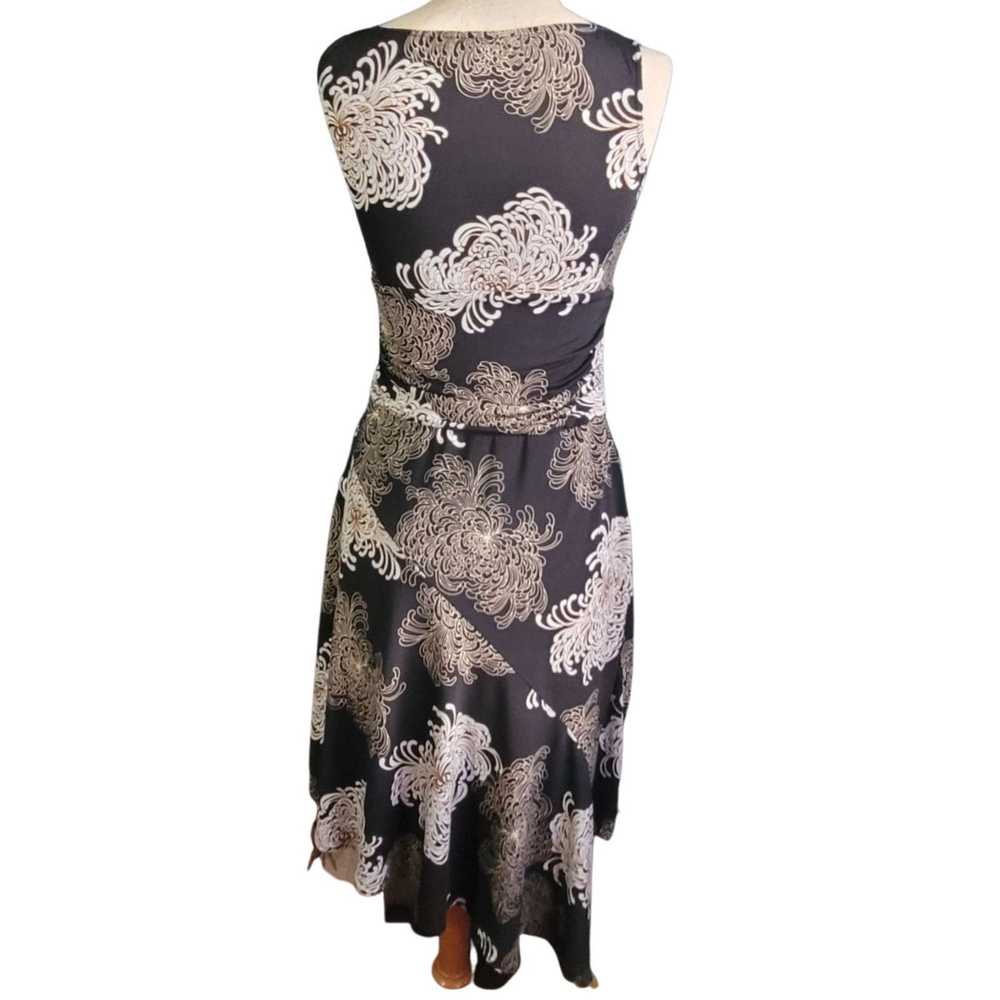 Bcbg Maxazria BCBGMAXAZRIA Black Floral Dress Siz… - image 2