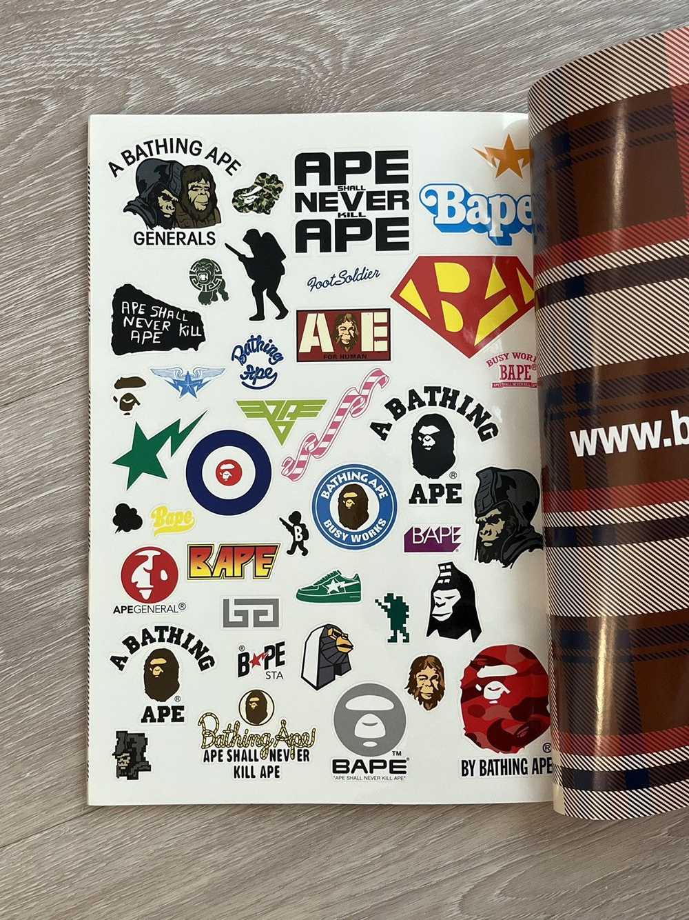 Bape × Nigo Bape eMook Magazine + Stickers Burber… - image 3