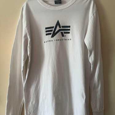 【Vintage】Alpha Industries Long T-shirt Size L - image 1