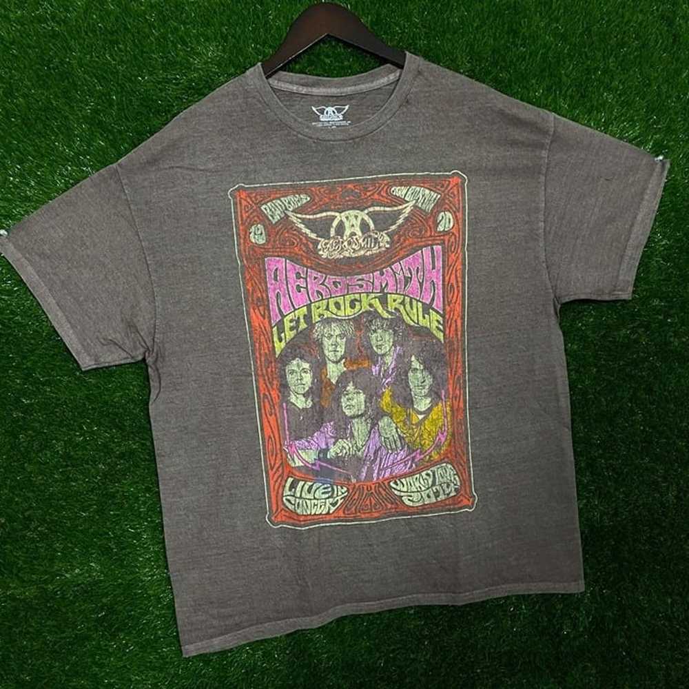 Aerosmith  in concert T-shirt size L - image 4