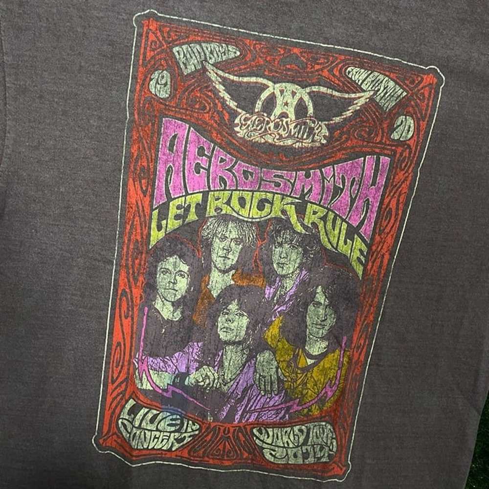 Aerosmith  in concert T-shirt size L - image 5