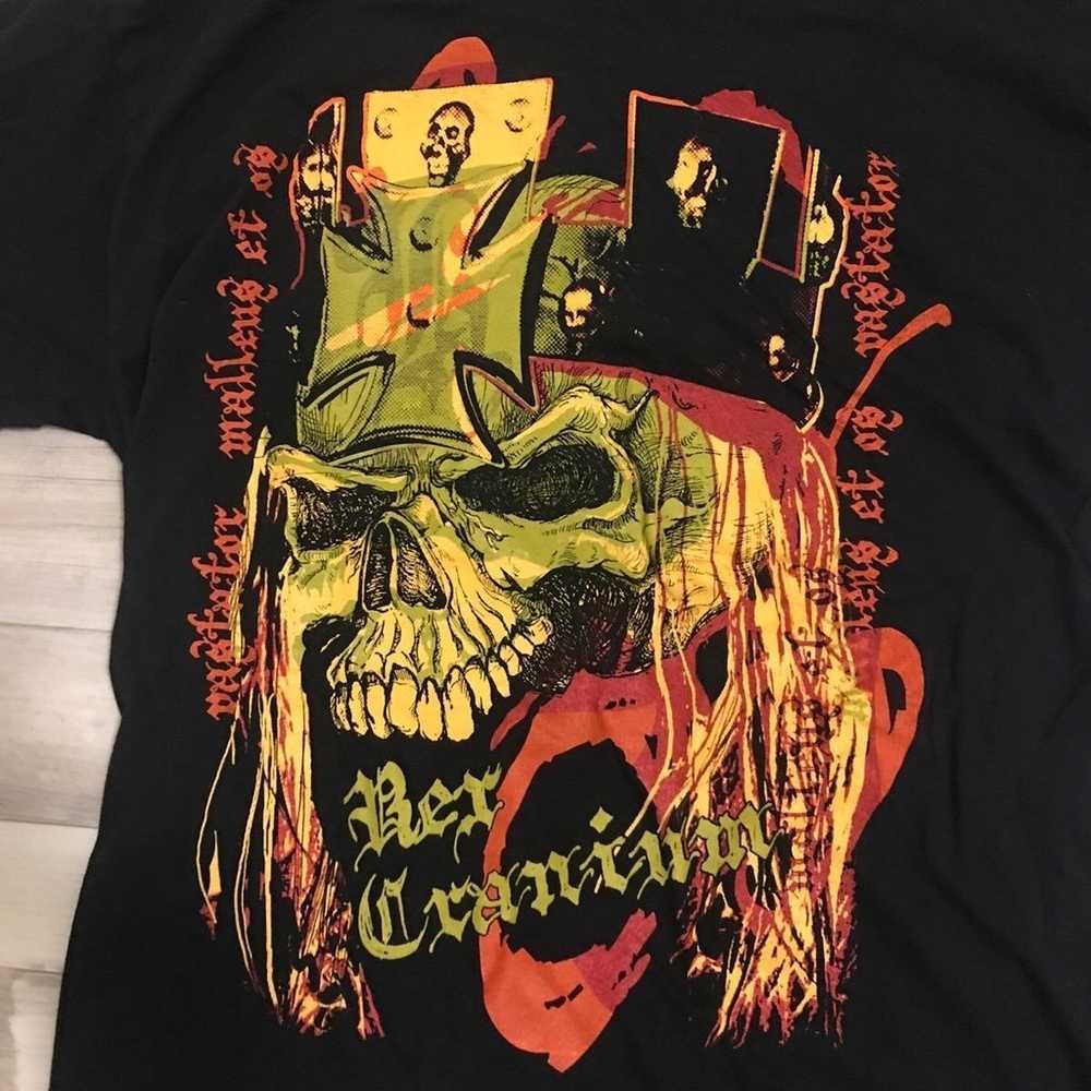 WWE T-Shirt TRIPLE H King of Kings Skull Crown - image 2