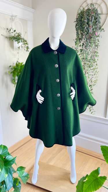 1970s Austrian Wool Cape | small/medium/large/x-l… - image 1