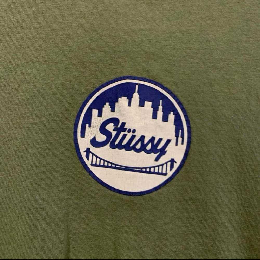 Old Stussy T-shirt Silver Tag 00s 90s - image 2