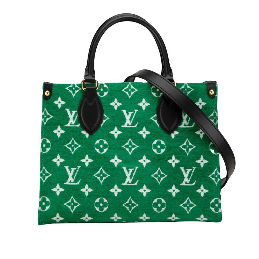 Louis Vuitton Onthego Green Velvet Tote Bag (Pre-… - image 1