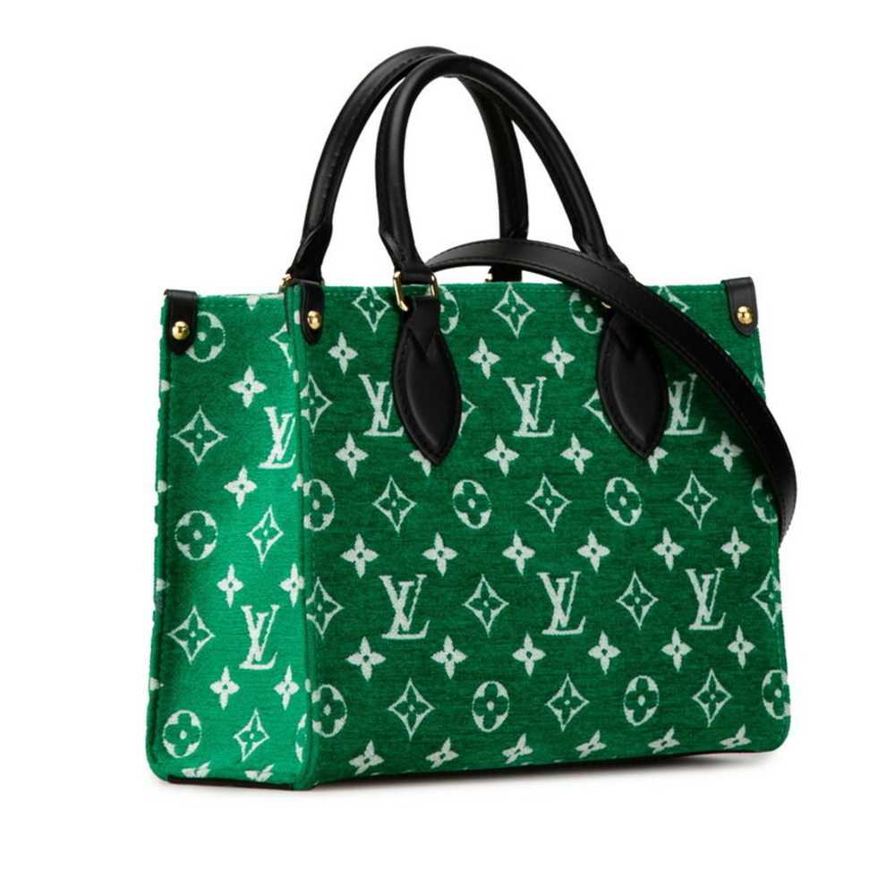 Louis Vuitton Onthego Green Velvet Tote Bag (Pre-… - image 4