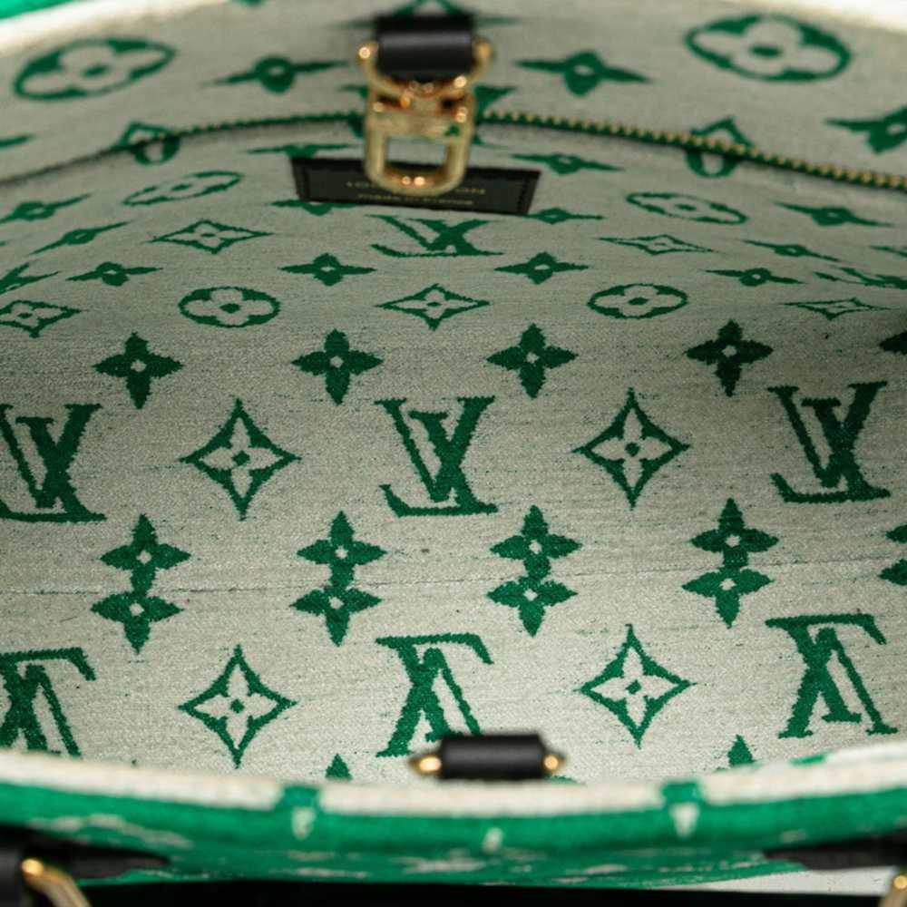 Louis Vuitton Onthego Green Velvet Tote Bag (Pre-… - image 5