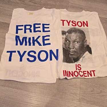 Deadstock vintage Free Mike Tyson T Shirt  XL Whi… - image 1