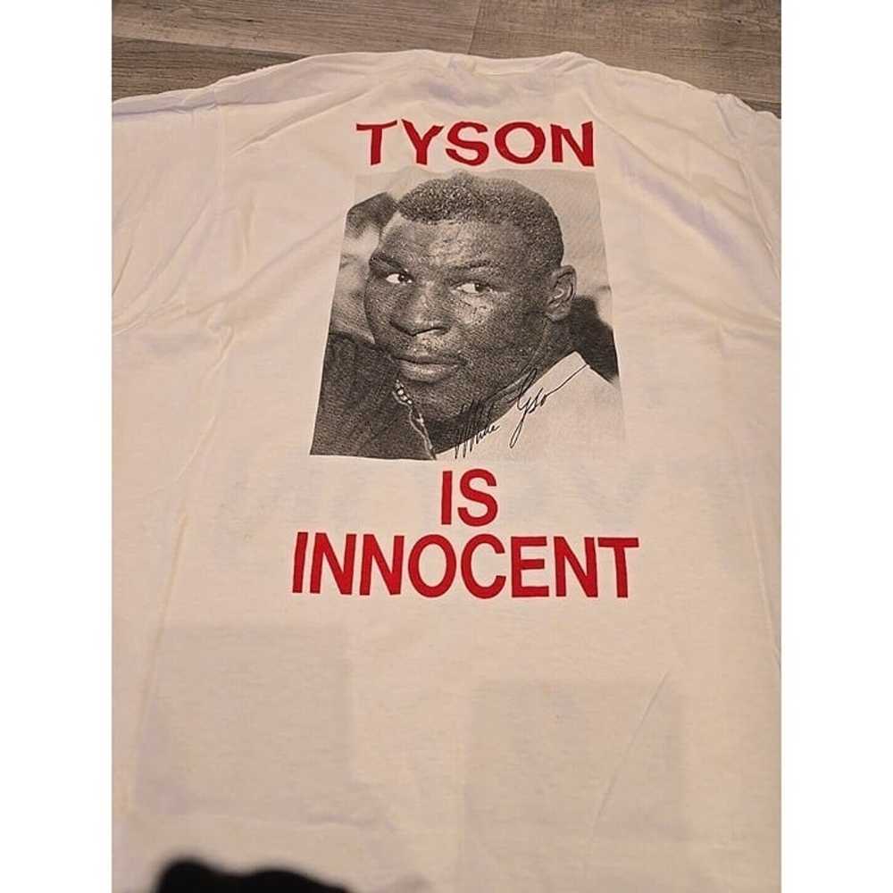 Deadstock vintage Free Mike Tyson T Shirt  XL Whi… - image 2