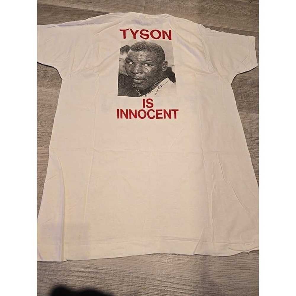 Deadstock vintage Free Mike Tyson T Shirt  XL Whi… - image 3