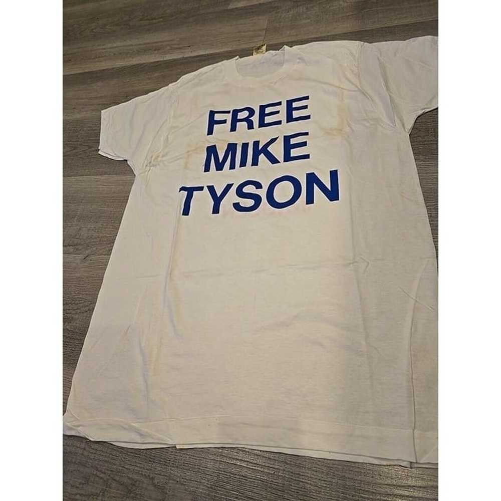 Deadstock vintage Free Mike Tyson T Shirt  XL Whi… - image 4