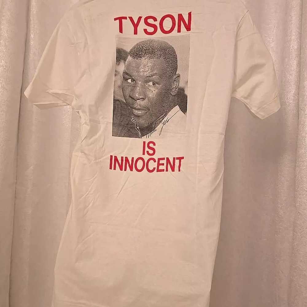 Deadstock vintage Free Mike Tyson T Shirt  XL Whi… - image 8