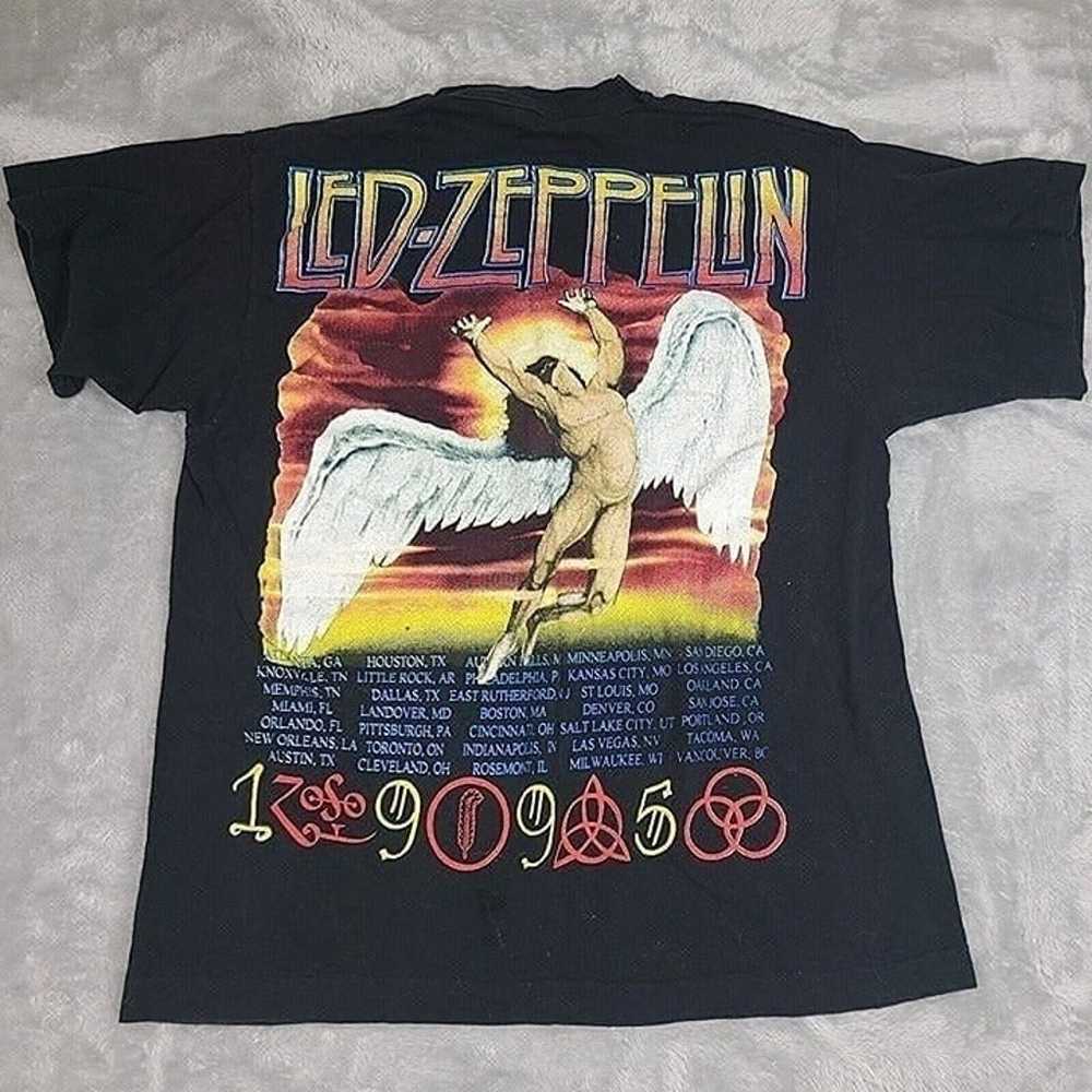 Vintage Led Zeppelin Shirt Robert Plant Jimmy Pag… - image 2