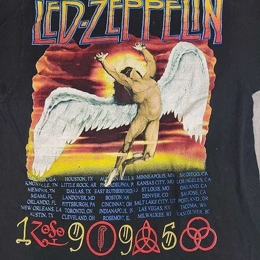 Vintage Led Zeppelin Shirt Robert Plant Jimmy Pag… - image 6