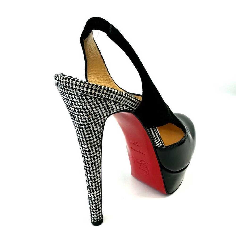 Christian Louboutin pumps, patent-suede, houndsto… - image 8