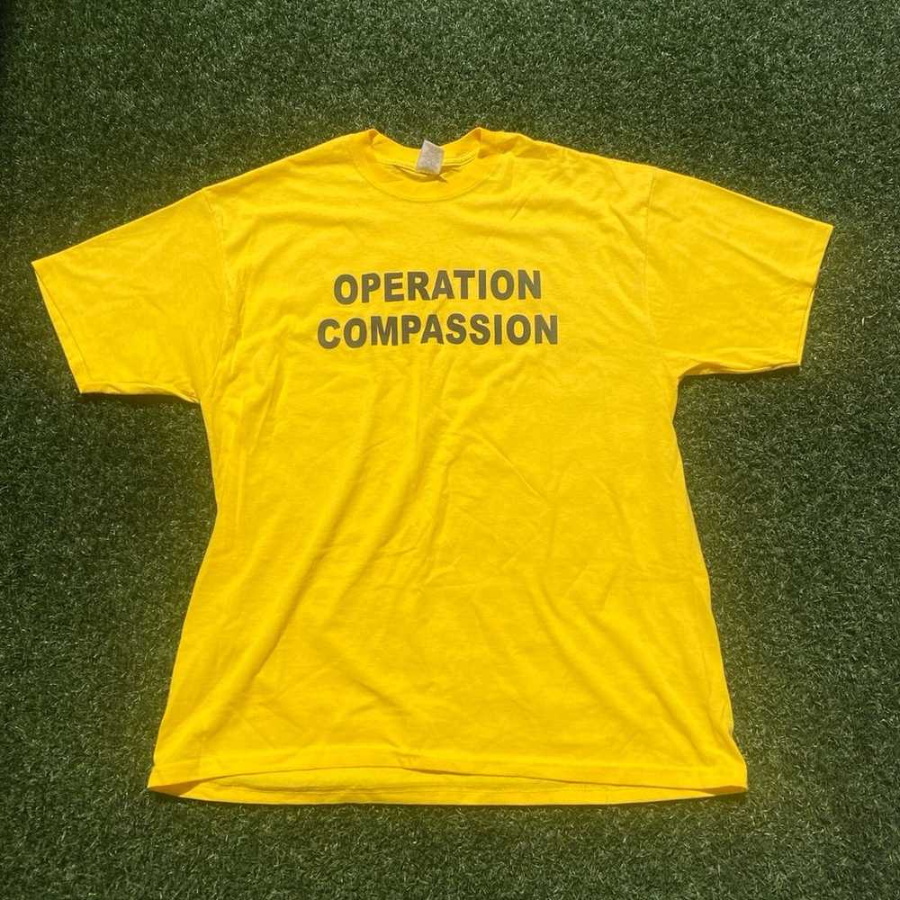 VTG 00’s Operation Compassion Yellow Tee - image 1